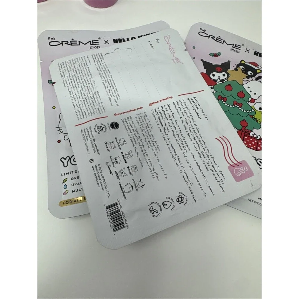 The Crème Shop x Hello Kitty Skincare Collection 9 Pack NEW SEALED pink water